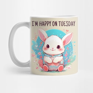 Happy tuesday rabbit Mug